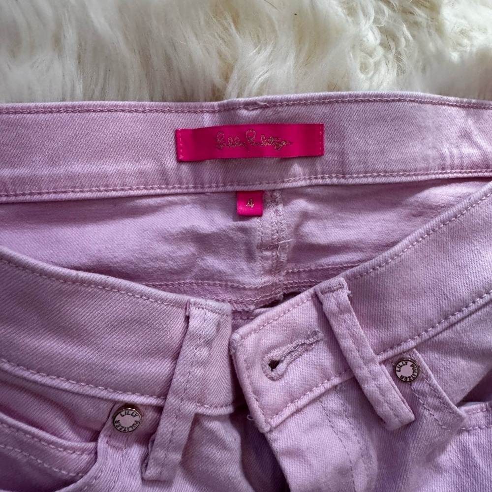 Brand new without tags lily Pulitzer pink polka dot pants!